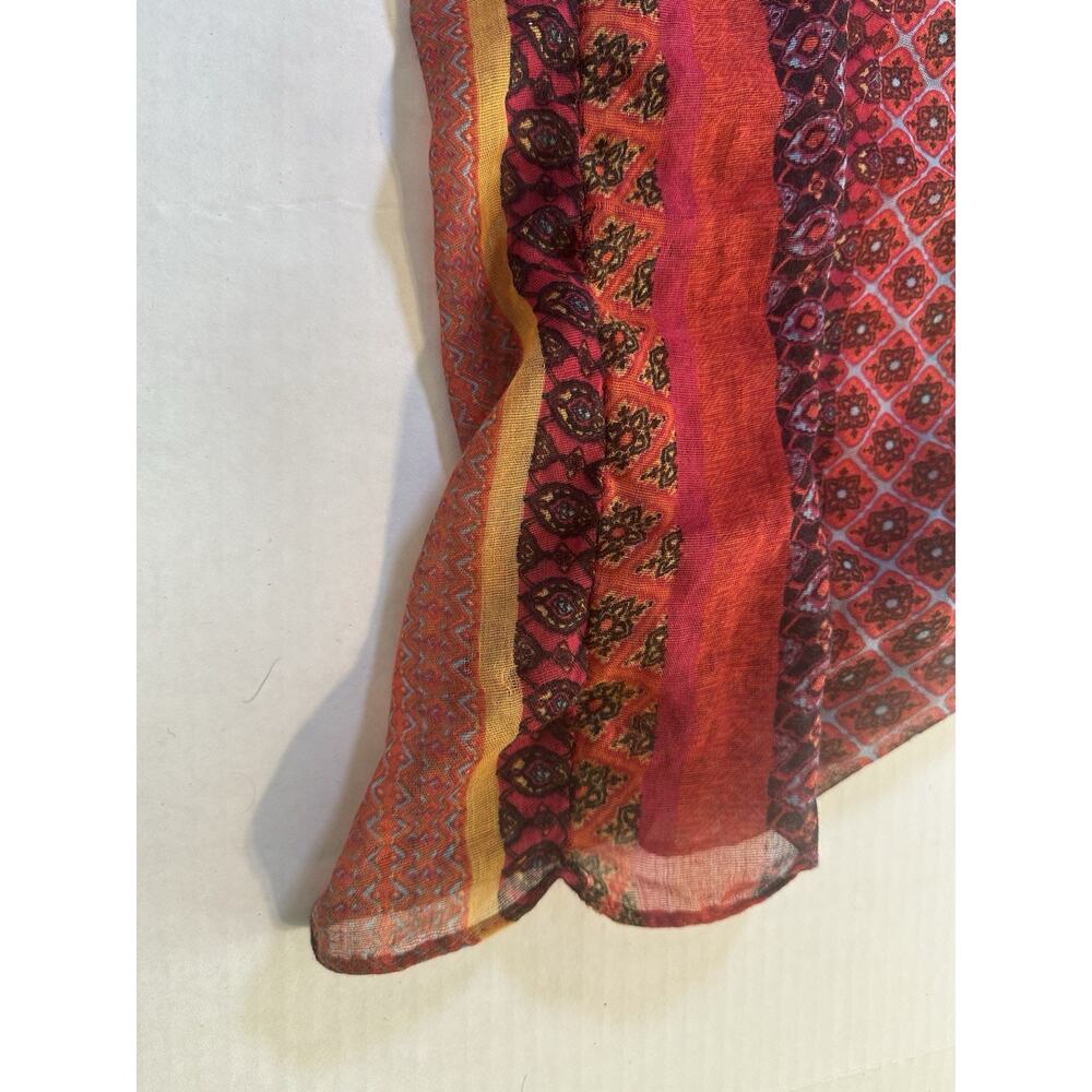 Infinity Scarf Wrap Multi Color Patchwork Soft Li… - image 7